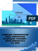 Panduan E-Monep Perubahan Kota Ta. 2020