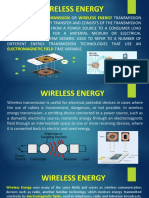 Wireless Power Transmission Wireless Energy