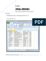 Membuat Label Amplop Undangan menggunakan Mail Merge dengan Database Ms.Excel