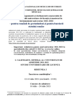 Metodologia Admitere Romani Pretutindeni An Universitar 2021 2022 Online FCMPM 1