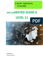 Integrated Guide 6 Level 11: Linguistic Thinking English