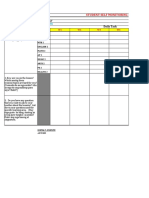 Learner 1: Student Self Monitoring Log