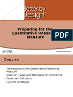 Preparing For The Quantitative Reasoning Measure