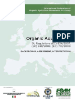 Organic Aquaculture Dossier