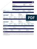 Electronic Ticket (Itinerary/Receipt) : Agency Office Iata Date of Issue