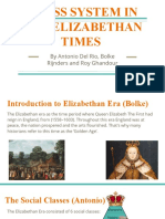 Class System in The Elizabethan Times: by Antonio Del Rio, Bolke Rijnders and Roy Ghandour