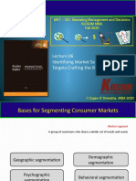 Identifying Market Segments and Targets Crafting The Brand Positioning