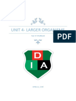 Unit 4-Larger Organisms: Year 10 Workbook