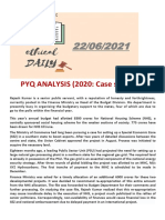 PYQ ANALYSIS (2020: Case Study 1)