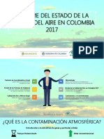 Presentación Informe Estado Calidad Aire 2017