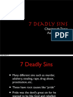 7 Deadly Sins: Chariteach Topic August 5, 2012