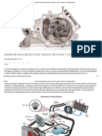 Bomba de Agua Defectuosa - Signos, Síntomas y Cómo Solucionarlo