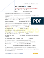 VnDoc Word Form Practice for Grade 7