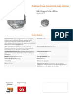 Caja octogonal liviana para instalación de luminarias y tuberías