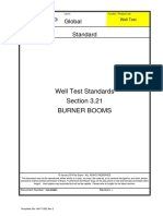 Well Test Standards Section 3.21 Burner Booms: Global Standard