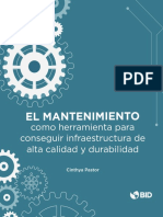 Pastor, Cinthya. El Mantenimiento Como Herramienta para Conseguir Infraestructura de Alta Calidad y Durabilidad