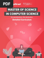 Master of Science in Computer Science: Detailed Curriculum