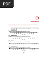 Number System: 2.01 Review of Rational Numbers On The Number Line