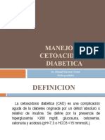 Manejo de Cetoacidosis Diabetica