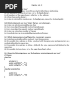 40 Java Inheritance Practice Coding Questions | PDF | Constructor ...