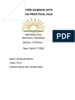 Kanishak Mishra Practical File