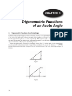 3.1 Trigonometric Functions of An Acute Angle