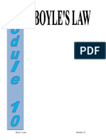Boyle'S Law Module 10