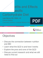 The Benefits and Effects of The Specific Carbohydrate Diet: Leah Barron RD, CNSC, LD