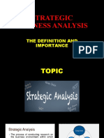 Strategic Analysis Unit 2