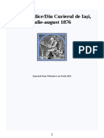 Din Periodice Din Curierul de Iași, Iulie-August 1876