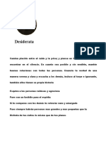 Desiderata