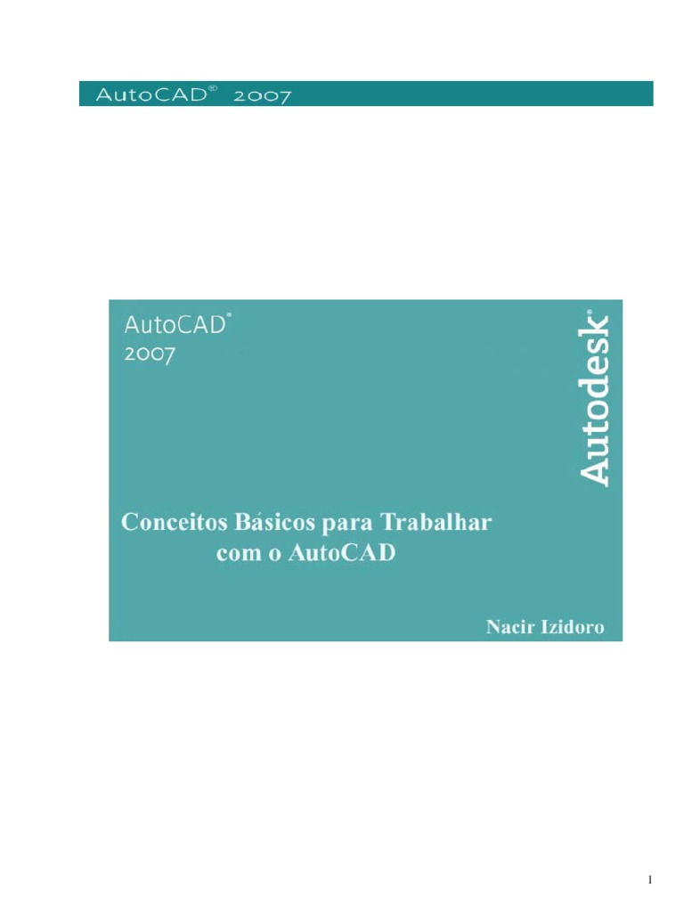 AutoCAD 2007 (Manual Prático) | PDF | Janela (informática) | Interação ...