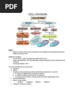 Biology form 4 chapter 5 cell division