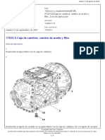 17523-3 Caja de Cambios, Cambio de Aceite y Filtro