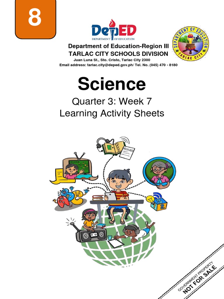 Science: Quarter 3: Week 7 Learning Activity Sheets | PDF | Periodic ...