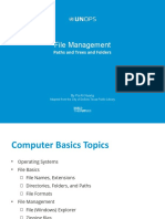 File Management: Paths and Trees and Folders
