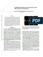 Defoggan: Predicting Hidden Information in The Starcraft Fog of War With Generative Adversarial Nets