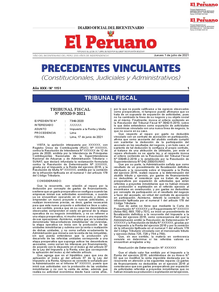 Impuesto a la Renta: Gastos Deducibles | PDF | Impuesto sobre la renta ...