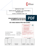 Procedimiento de Excavacion Y Eliminacion de Material 105-16062-S05645-PRO-460-Q-0002