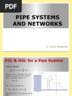 Pipe Systems and Networks: DR WCDK Fernando