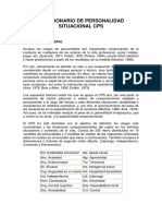 Cuestionario de Personalidad Situacional CPS Manual