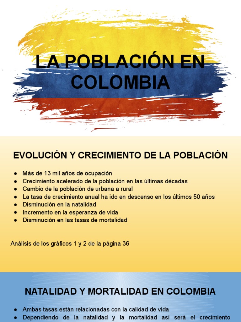La Población en Colombia PDF