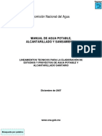 Comision Nacional Del Agua MANUAL de AGU