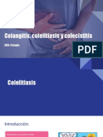 Colangitis, Colelitiasis y Colecistitis