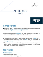 Nitric Acid: Lecture By: Engr. Mina Arshad