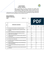 CUESTIONARIO ESTRES LABORAL ENfermeria