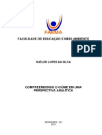 Silva, S. L. - Compreendendo o Ciúme em Uma Perspectiva Analítica