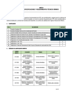 Anexo 3 Especificaciones y Requerimientos Técnicos Mínimos