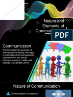 L1 Nature and Elements of Communication