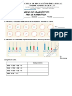 Tarea Diagnóstica Matemática 5to. A